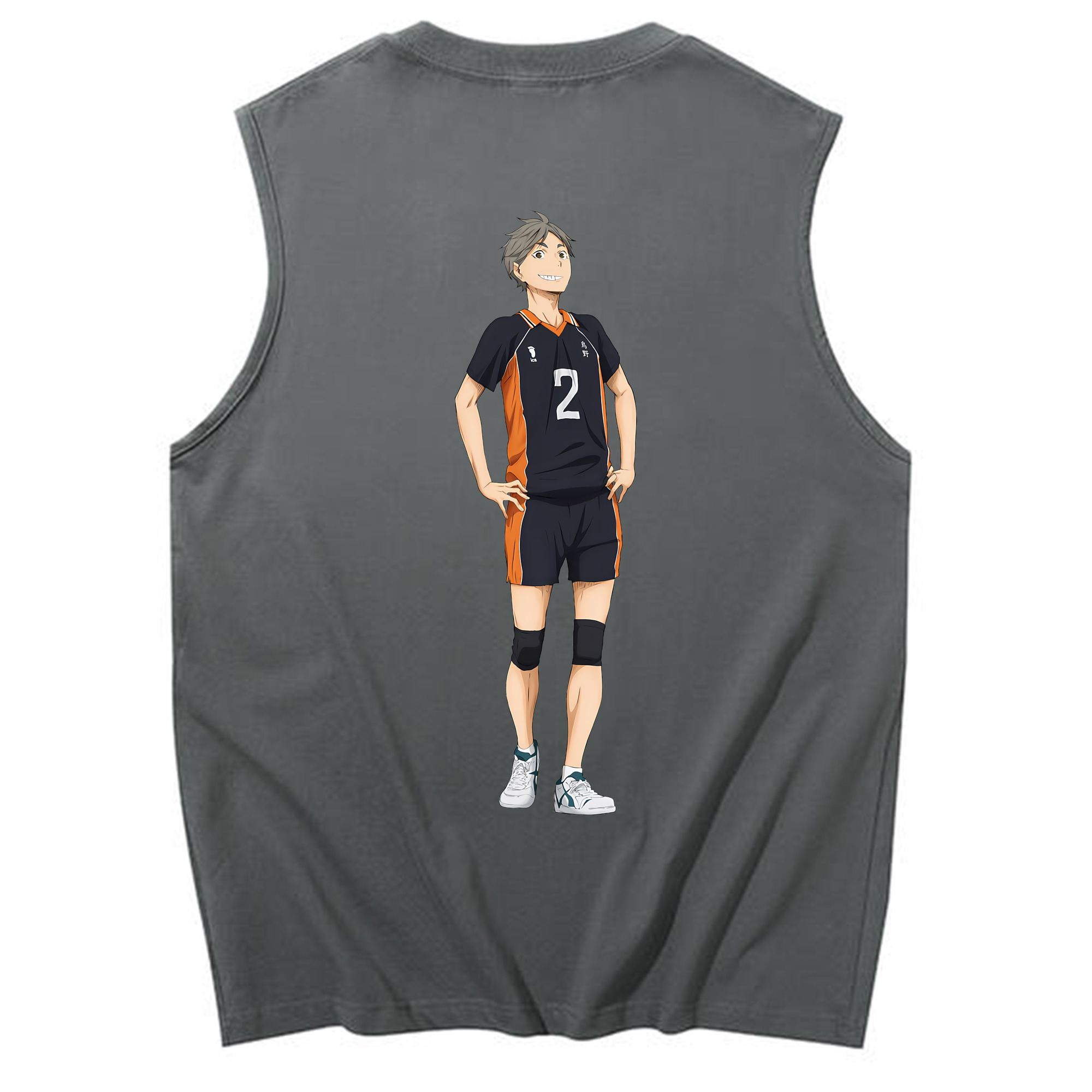 （画像用） ハイキュー!! Haikyu!! コットン100％タンクトップ（背面プリント）